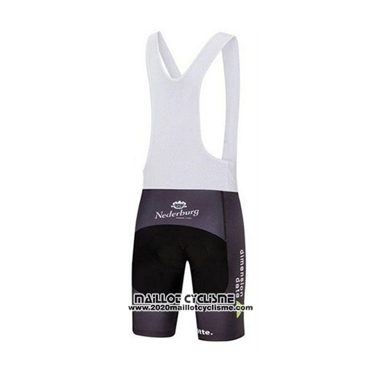 2018 Maillot Ciclismo Dimension Data Blanc et Vert Manches Courtes et Cuissard